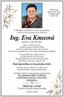 Smútočné oznámenie